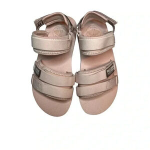 Palladium Women’s Pink Velcro Sandals•Size US M6/W7.5 Like New (No Box)